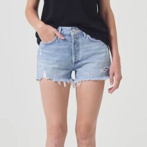 AGOLDE Parker Vintage Cut Off Denim Shorts in Swapmeet Size 26